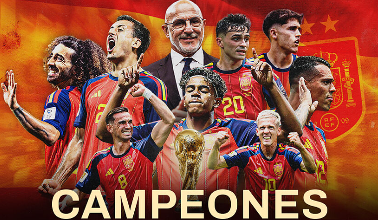 España derrota a Argentina y conquista su segunda Copa del Mundo