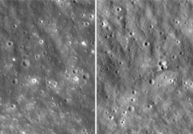 Imágenes de la NASA revelan el cráter dejado por un cohete de SpaceX tras impactar contra la Luna