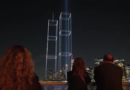 Espectáculo de drones recrea las Torres Gemelas sobre Nueva York en homenaje a las víctimas del 11-S