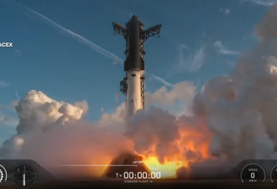 Starship alcanza la órbita por primera vez y despliega satélites Starlink V3