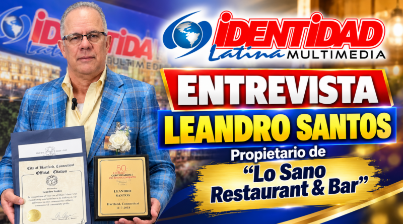 Leandro Santos de “Lo Sano Restaurant & Bar”
