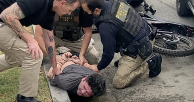 Ciudadano estadounidense termina con un brazo fracturado tras violento enfrentamiento con agentes de ICE en California